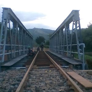 Emergency dismantling, rehabilitation and assembly work of PK 215 + 700 bridge in Loharindava following the ENAWO cyclone damage